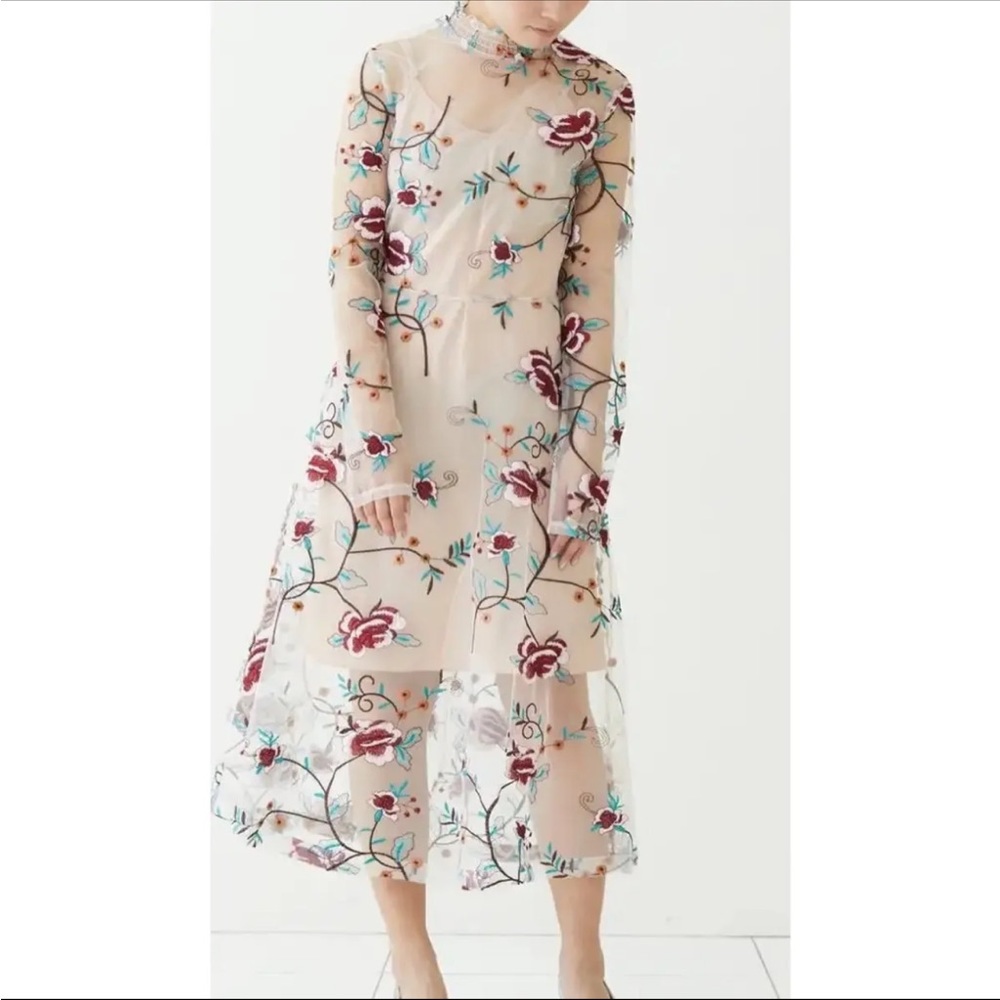 Endless Rose Illusion Floral Lace Dress